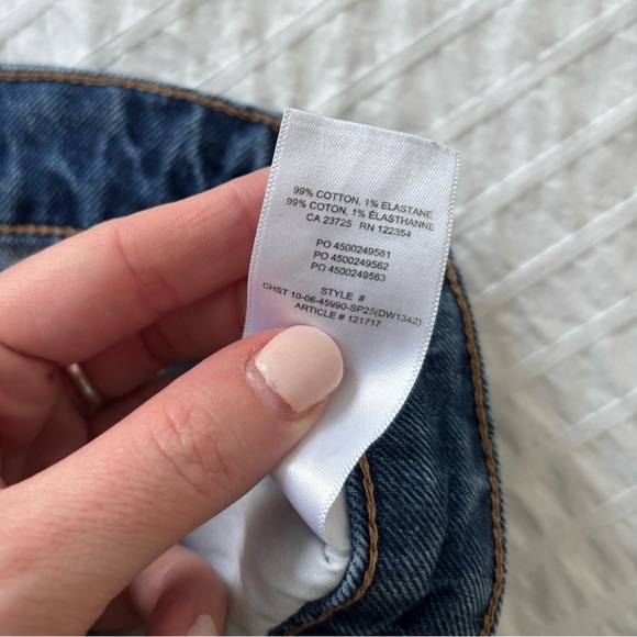 Denim Forum Remy Hi Rise Wide Jeans Size 30 Medium Blue - Picture 6 of 6